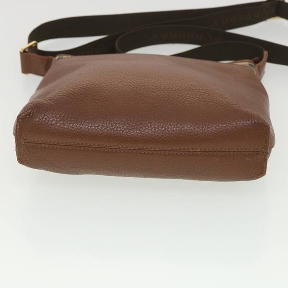 BURBERRY Nova Check Shoulder Bag Leather Beige Auth hk627 - Picture 5 of 16